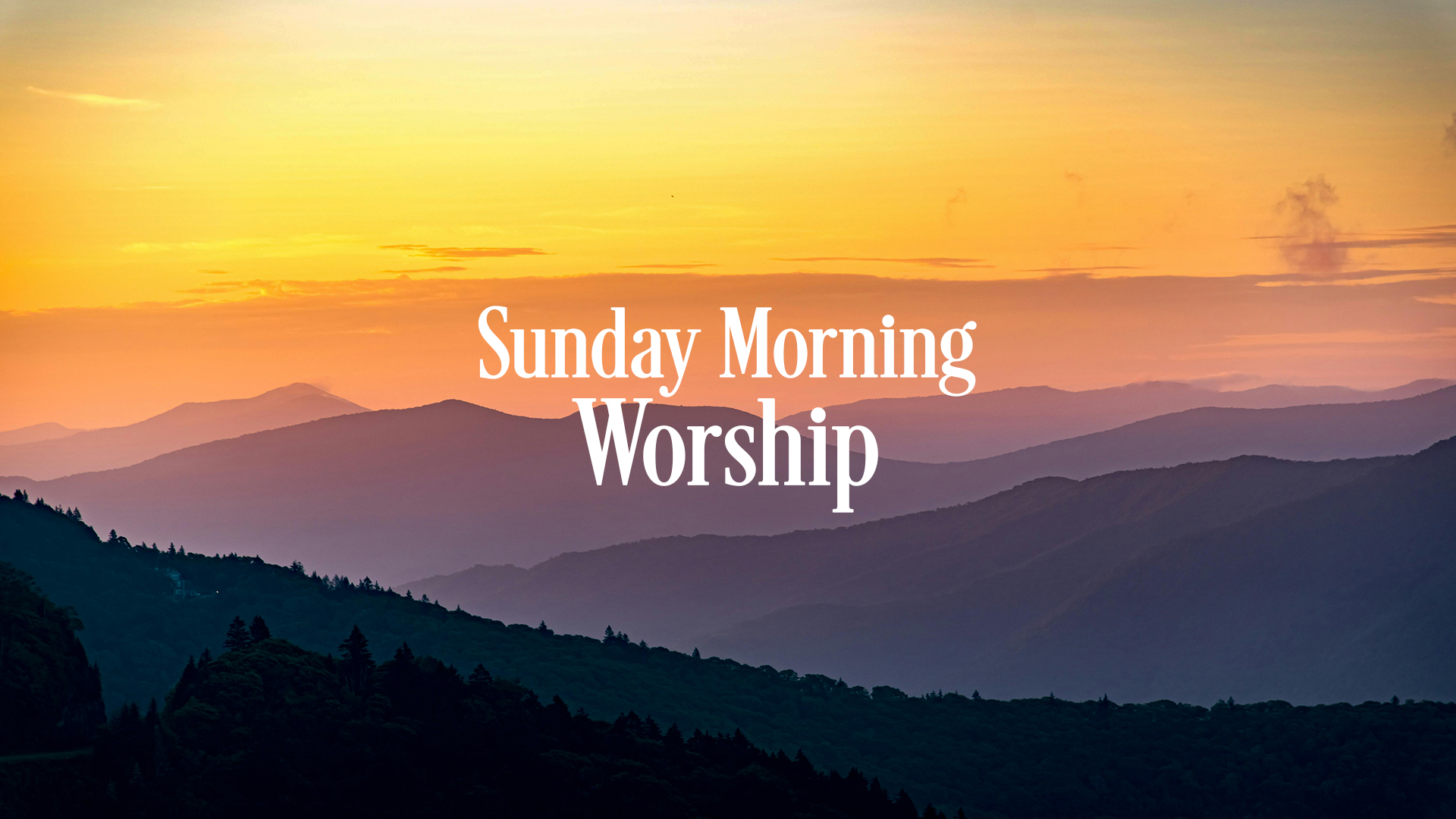 Sunday morning worship at Mayflower Hills Baptist Church - expository preaching and worship in Roanoke Virginia